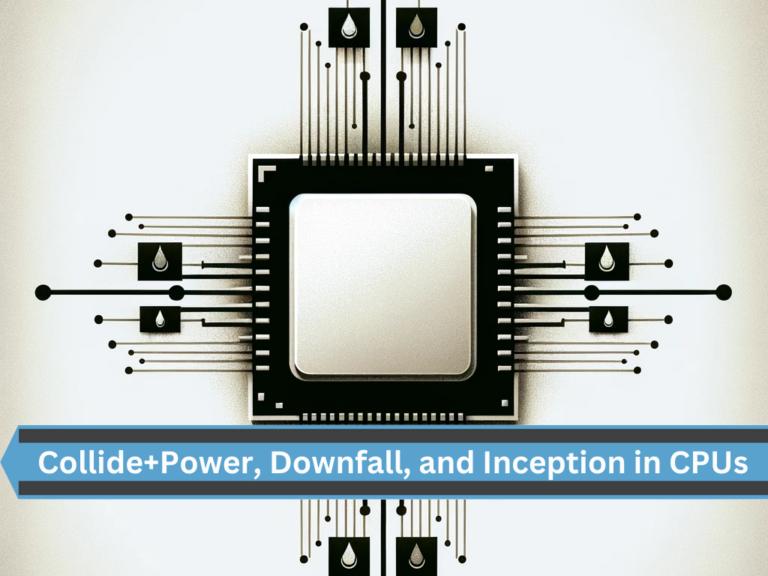 Collide+Power, Downfall, and Inception in Modern CPUs