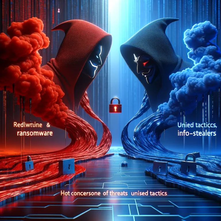 Convergence of Threats: RedLine and Vidar Groups Utilize Unified Tactics for Ransomware and Info-Stealers